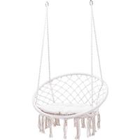 Hängesessel Ecru - Ecru, Basics, Textil (81/7/81cm)