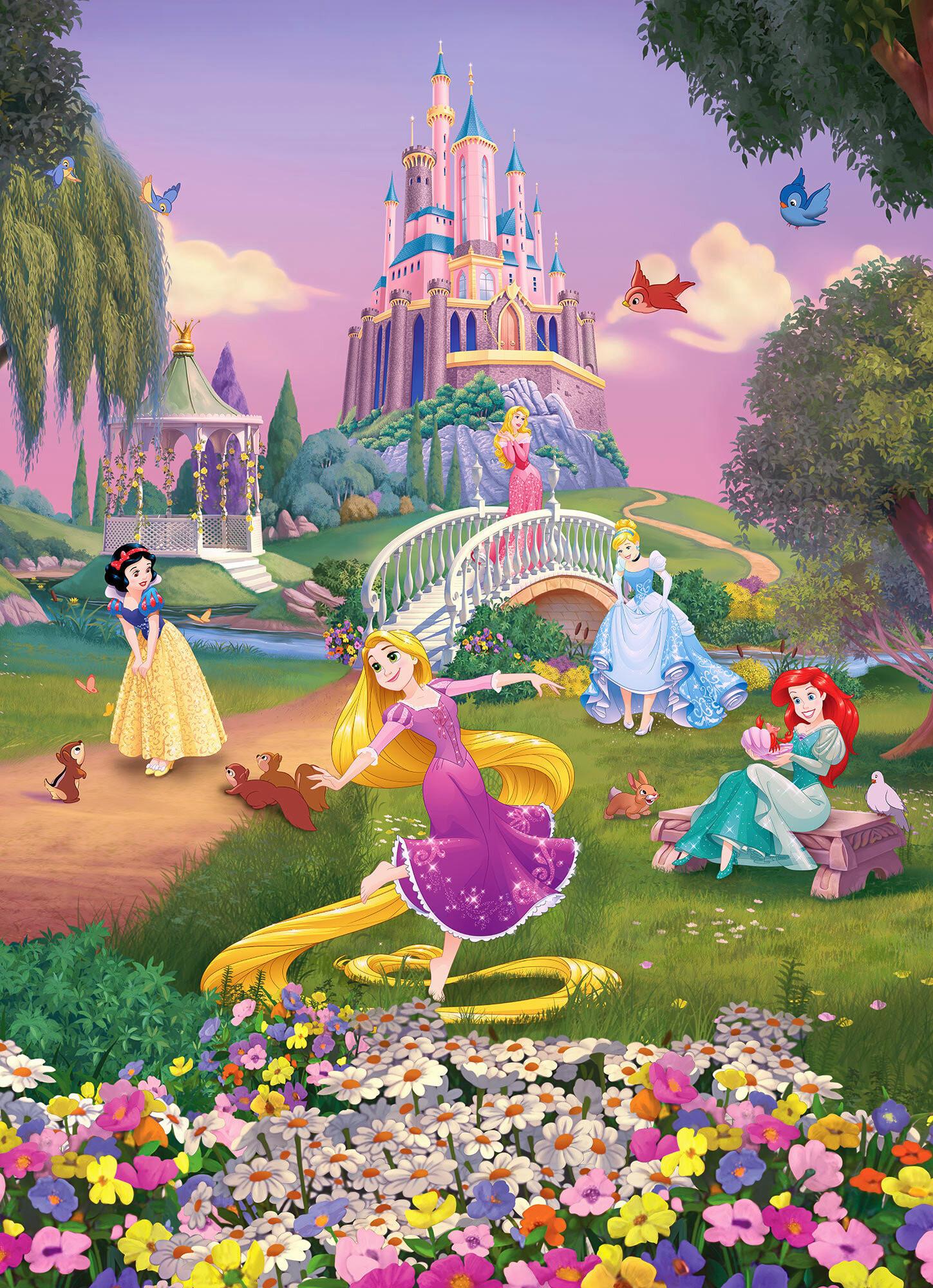 FOTOTAPETE Princess Sunset - Design, Papier (184/254cm) - Disney