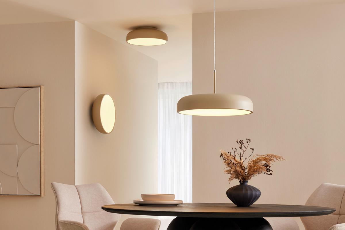 ZÁVĚSNÉ LED SVÍTIDLO MIKE - bílá/průhledné, Moderní, kov/plast (40/130cm) - Mömax