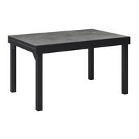 Gartentisch ausziehbar Toledo Metall L 135-270 cm - Grau, MODERN, Metall (135-270/75/90cm) - Beldano