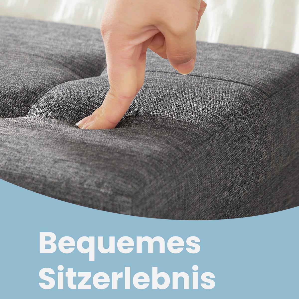Sitzbox Grau B: 76 Cm - Grau, Basics, Holzwerkstoff/Textil (76/38/38cm)