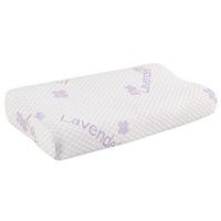 Anatomický polštář Lavendel, 30/47/11cm - bílá, textil (30/47cm) - Nadana
