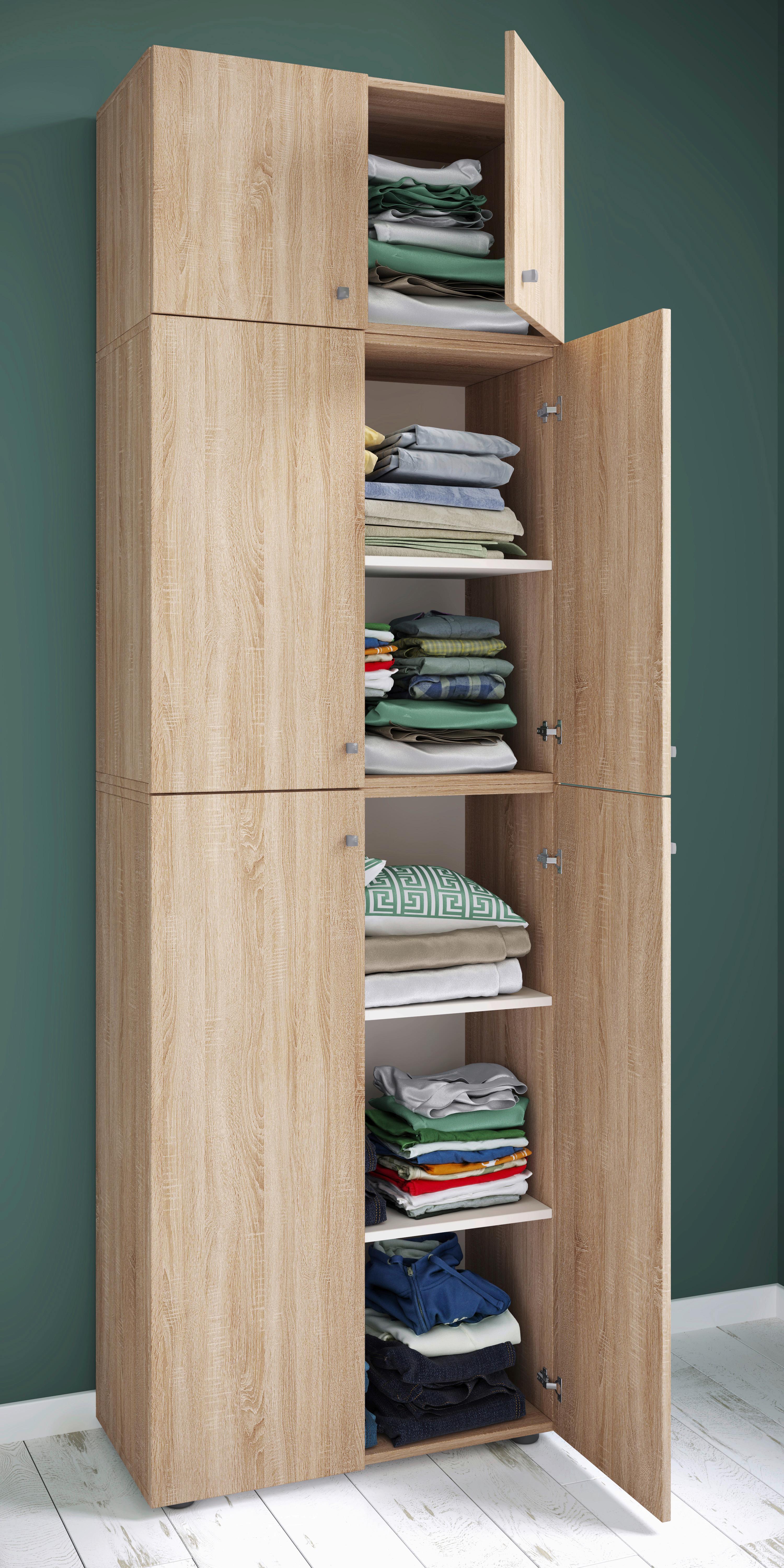 Drehtürenschrank 70 Cm Lona Xxl Eiche Dekor - Sonoma Eiche, MODERN, Holzwerkstoff (70/223/39cm) - MID.YOU