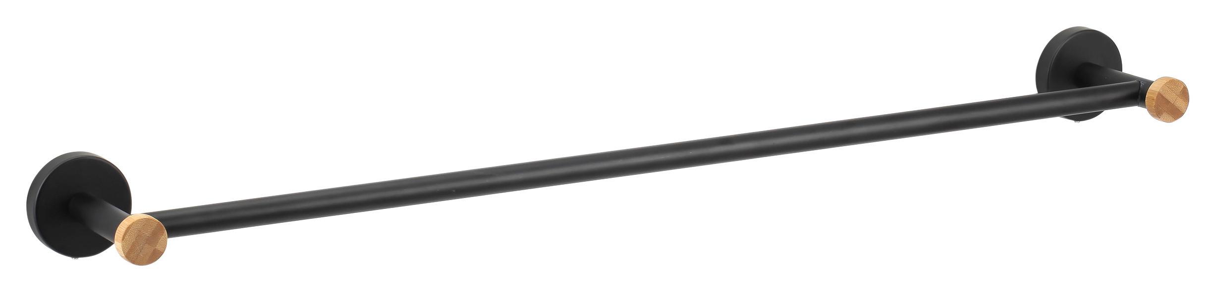 Handtuchhalter Iana - Schwarz, KONVENTIONELL, Metall (6,5/5,2cm) - Spirella