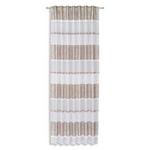 Fertigvorhang Miriam - Silberfarben/Weiß, MODERN, Textil (140/245cm) - Luca Bessoni