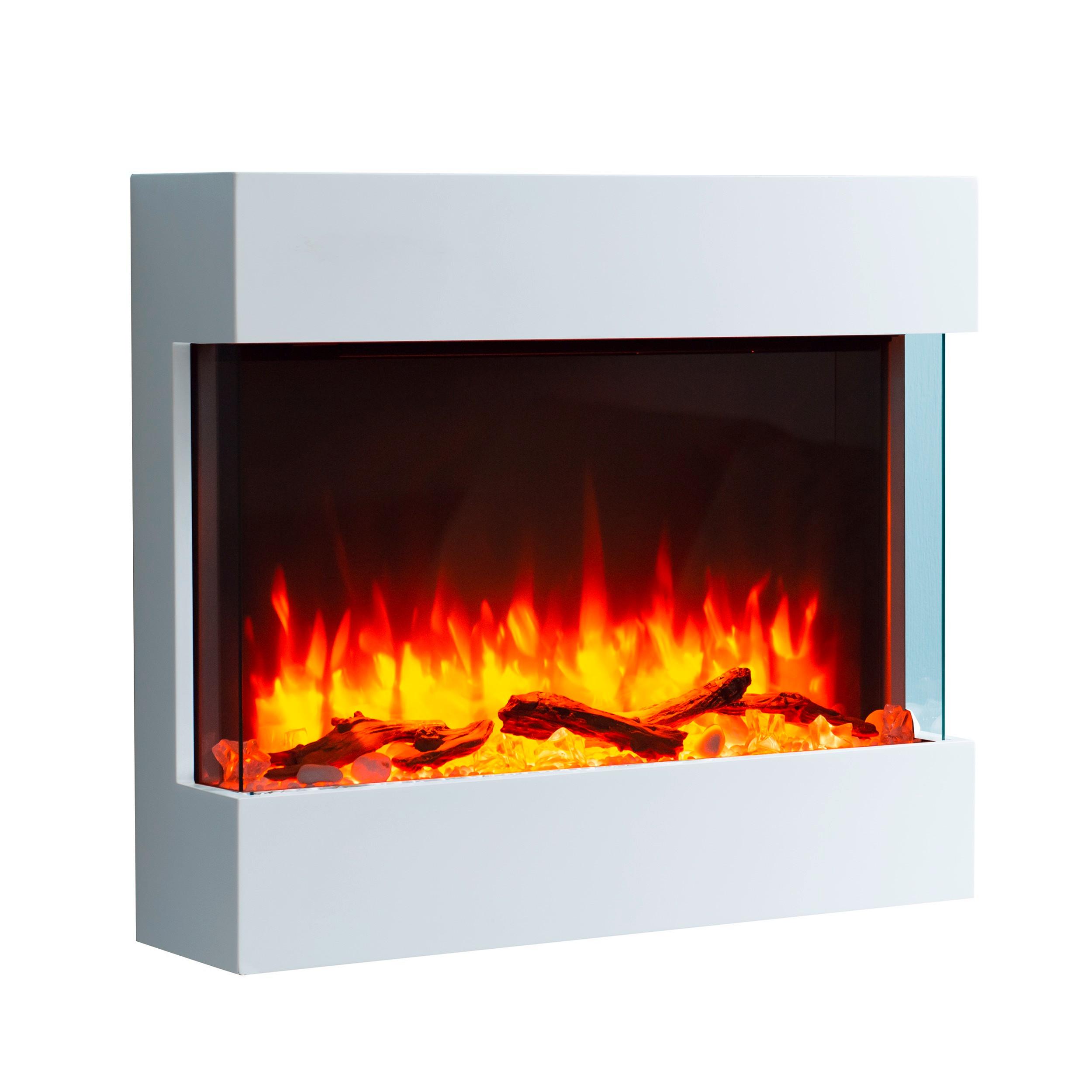 Elektrokamin Alva - Weiß, Basics, Holzwerkstoff/Metall (73/64/20cm)