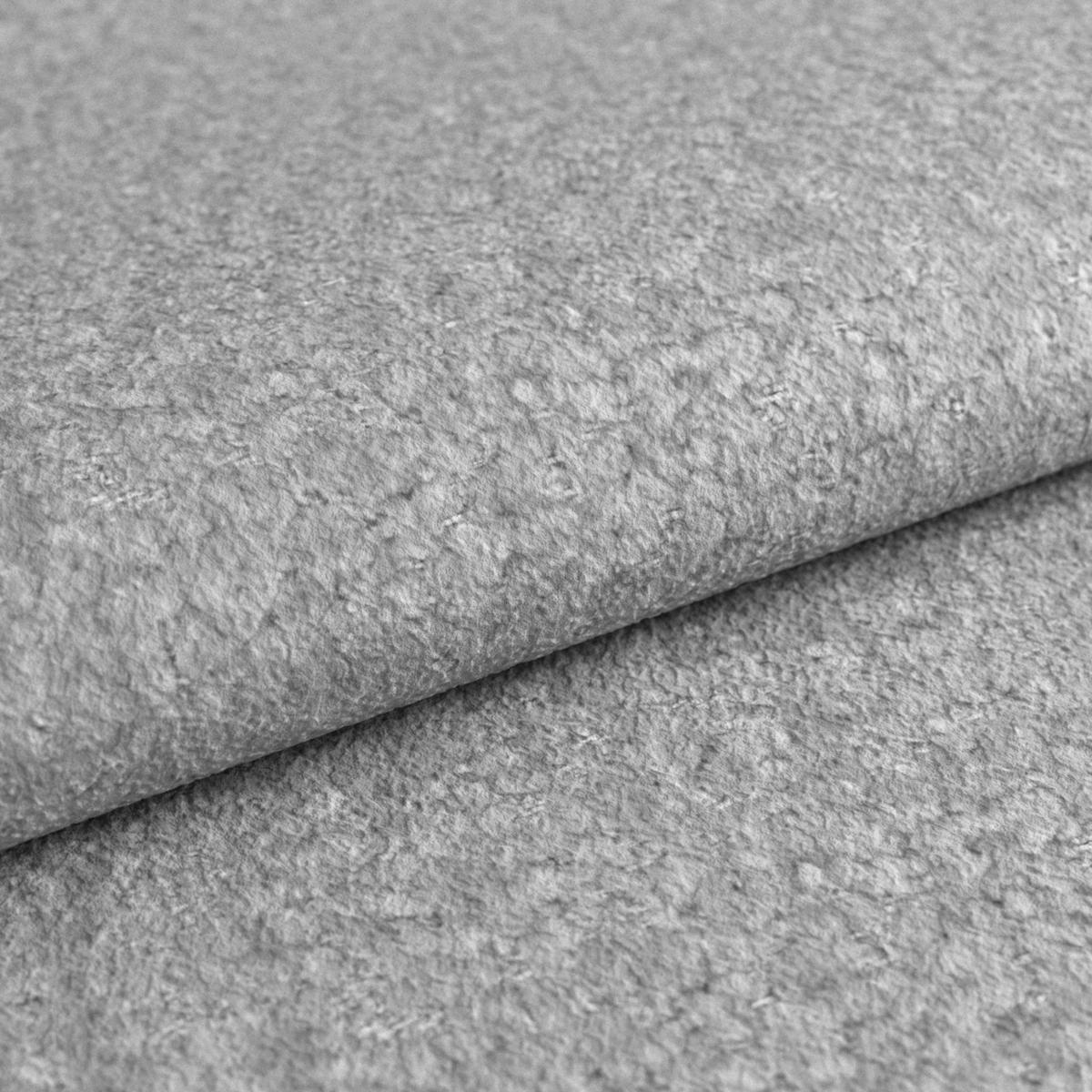 Polsterbett Alba Boucle Grau, 160x200 cm - Schwarz/Grau, Trend, Textil (160/200cm)