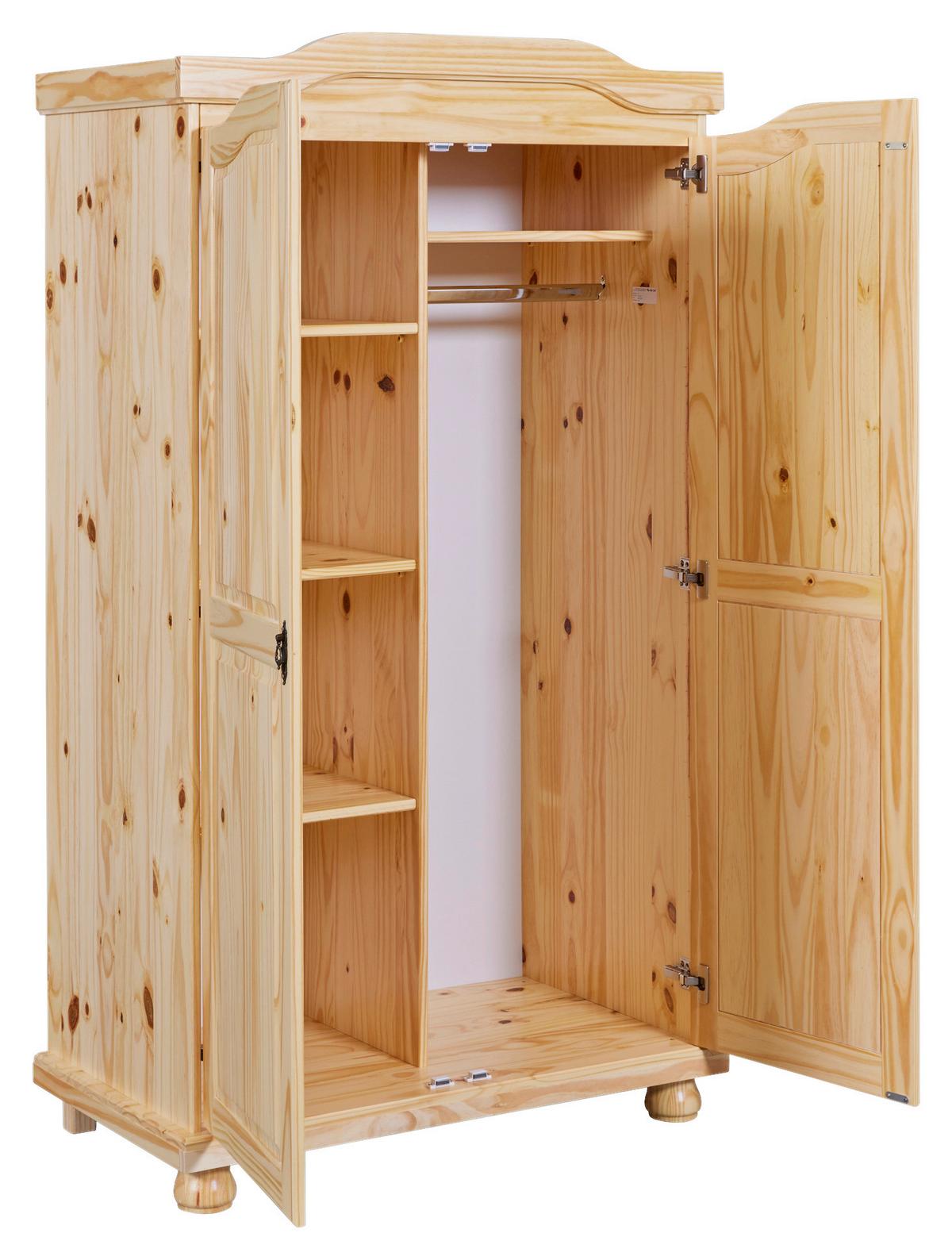 Šatníková skriňa GENF šírka 104cm - farba duba/farba borovice, Lifestyle (104/180/56cm) - MID.YOU