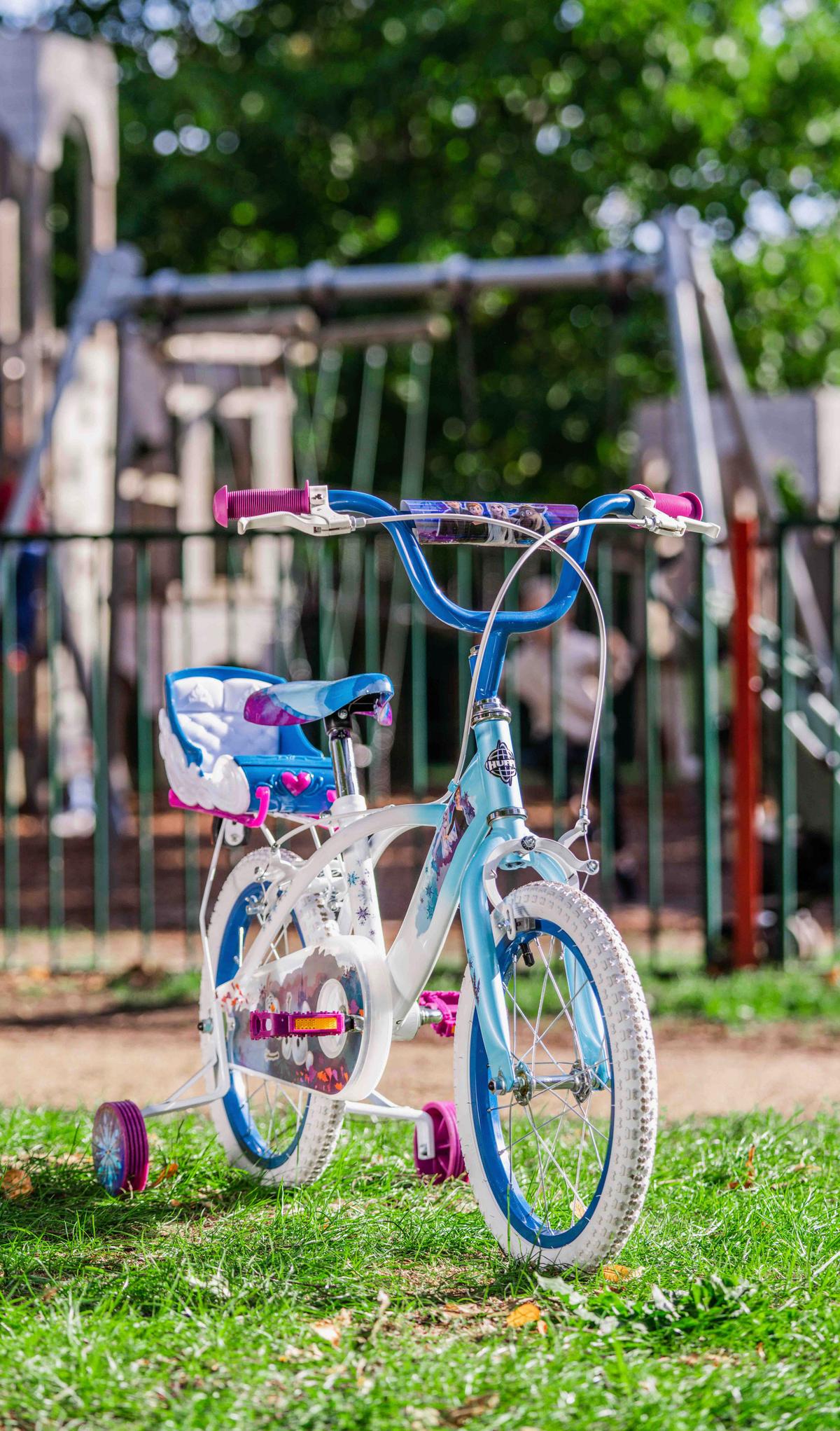 Kinderfahrrad Huffy Frozen 16" Bike - Weiß/Hellblau, Basics, Metall (54/84.5/112cm)