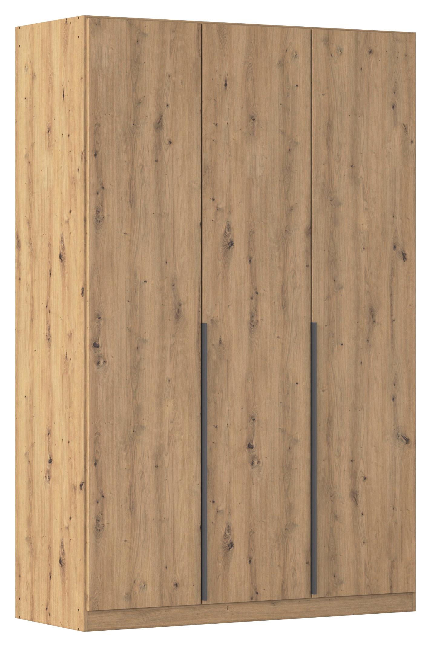 Drehtürenschrank Alabama Eiche Dekor B: 136 Cm - Eiche Artisan, MODERN, Holzwerkstoff (136/229/54cm) - Rauch Möbel