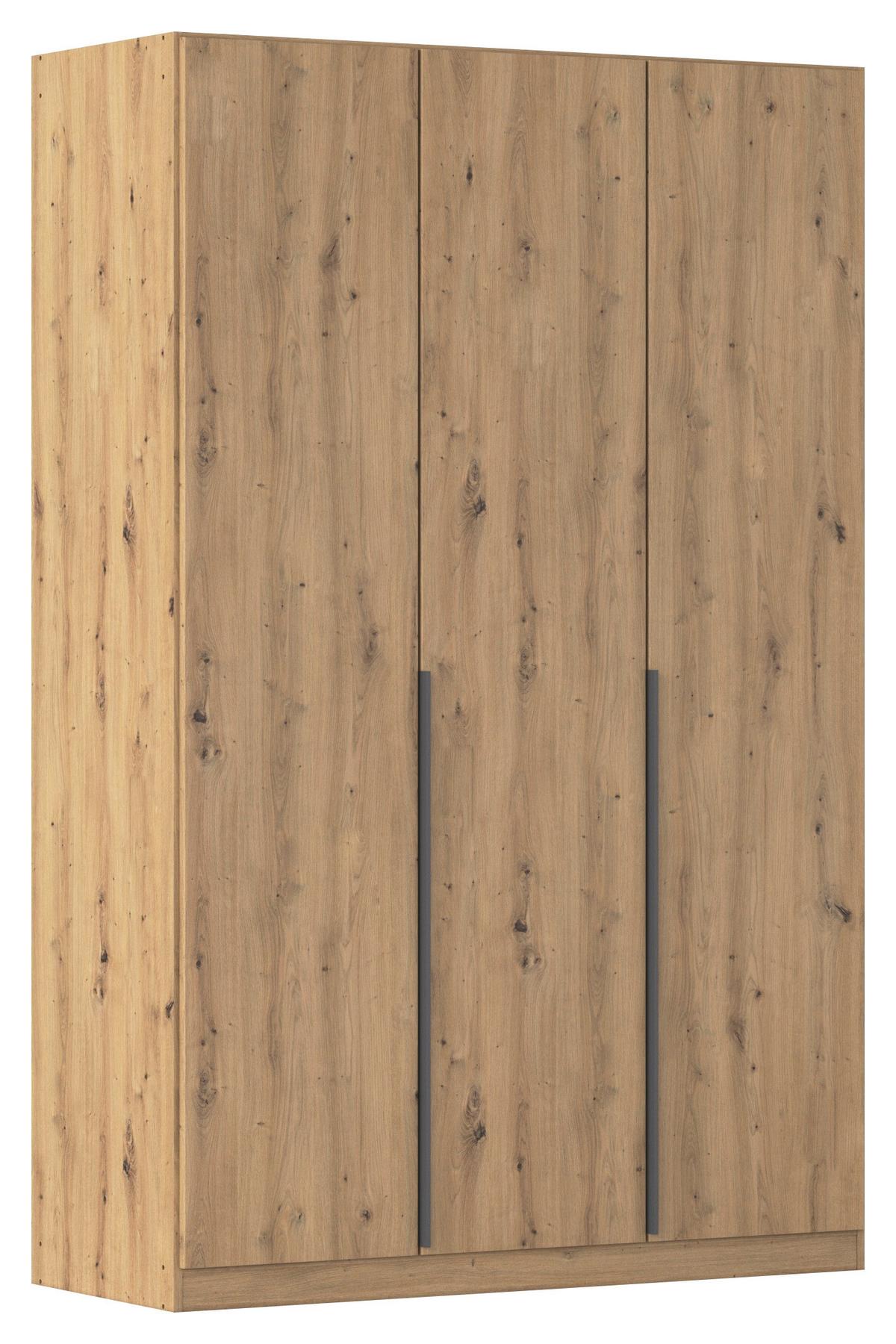 Drehtürenschrank Alabama Eiche Dekor B: 136 Cm - Eiche Artisan, MODERN, Holzwerkstoff (136/229/54cm) - Rauch Möbel