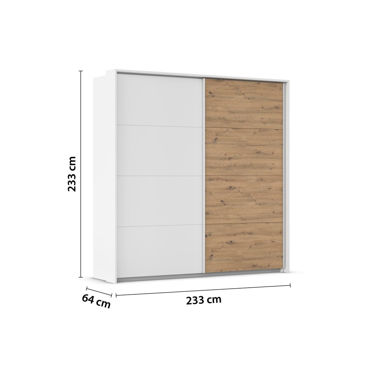 Passepartoutrahmen Feldkirch 11,  225/229 - Weiß, MODERN, Holzwerkstoff (233/233/64cm) - Luca Bessoni