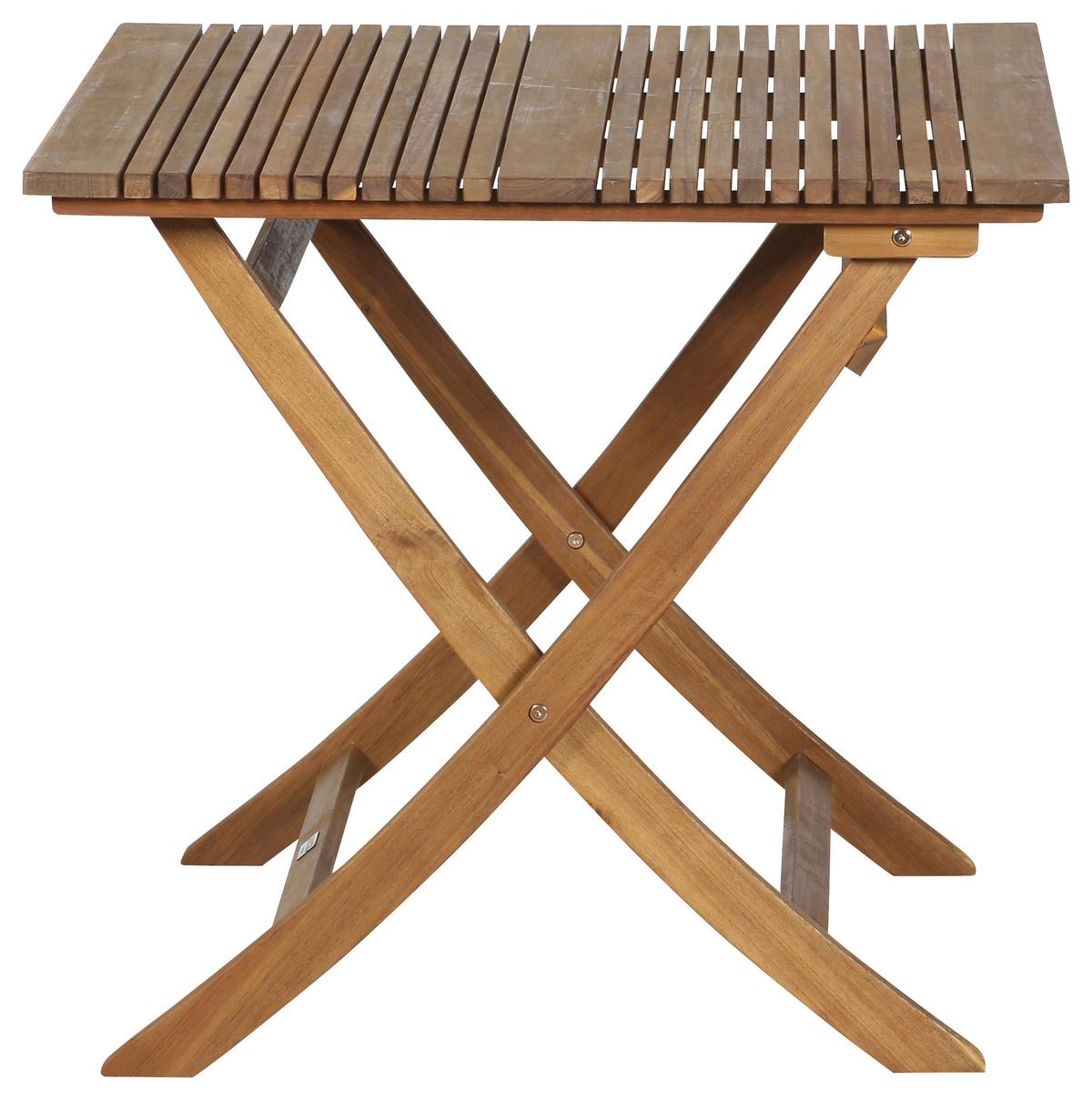 Balkonmöbel Set Falun Echtholz Akazie - Akaziefarben, KONVENTIONELL, Holz - Siena Garden