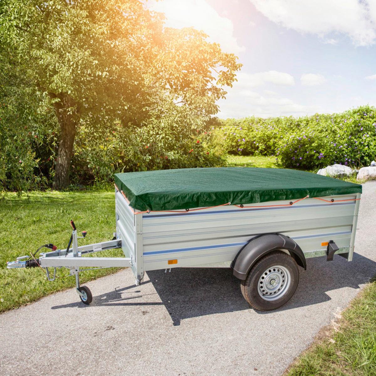 Abdeckplane Schutz-Plane Medium 4x5m, 100g - Grün, Basics, Kunststoff (400/500cm) - Windhager