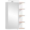 Spiegelschrank Lugo - Weiß, MODERN, Glas/Holzwerkstoff (50/74,4/16cm) - MID.YOU