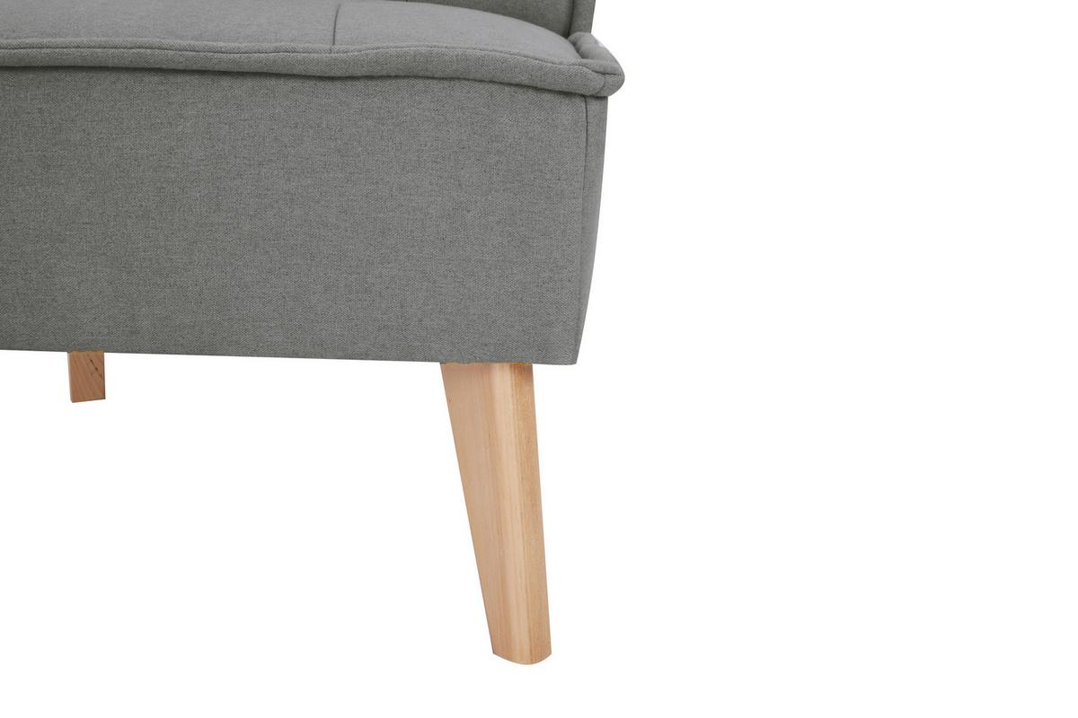 Sessel Elba Grau B: 60 Cm - Naturfarben/Grau, Basics, Holz/Textil (60/78/75cm) - MID.YOU