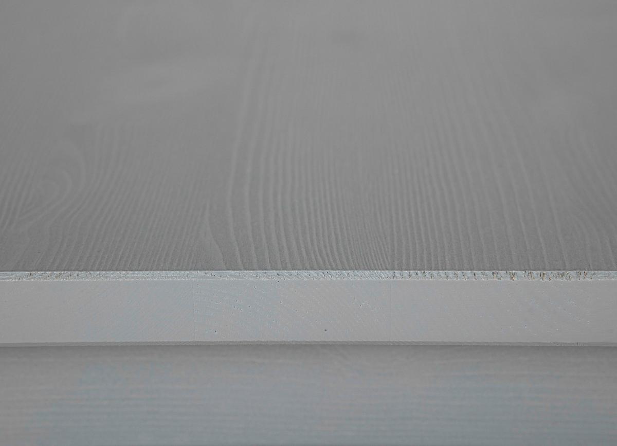 Beistelltisch Kiefer Massiv Stellan, Grau - Grau, Basics, Holz (45/45/55cm) - MID.YOU