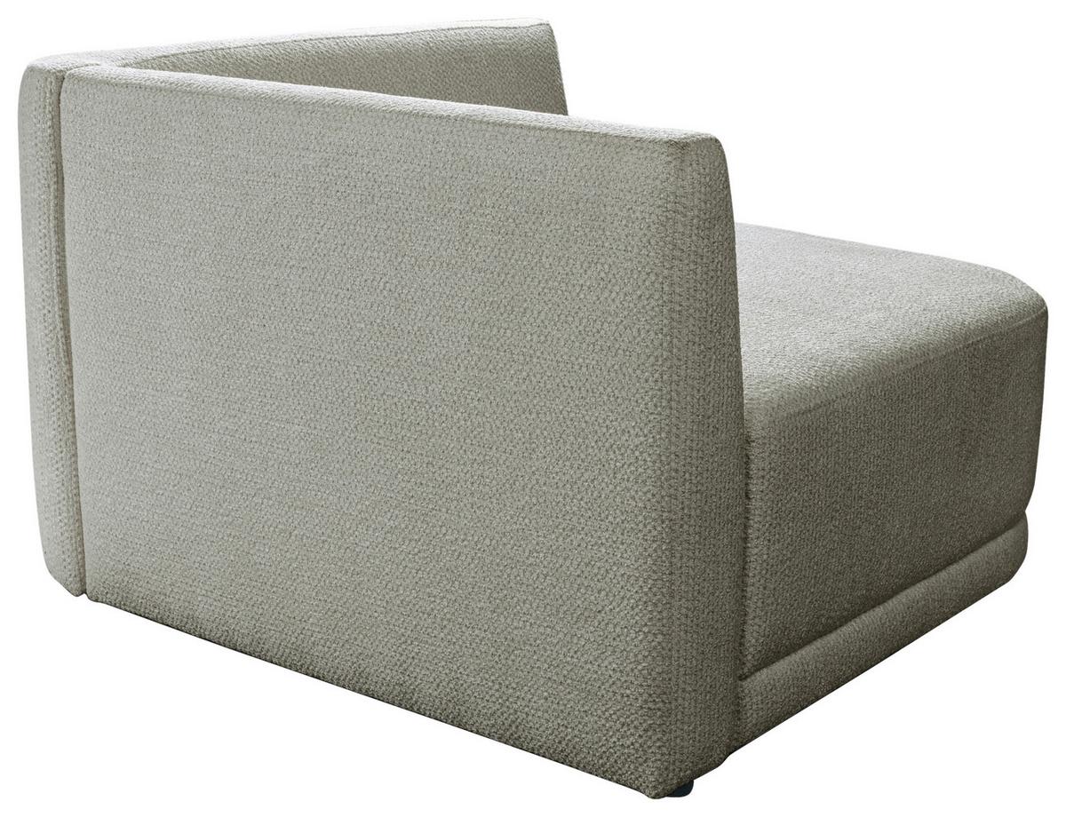 Sofa Zuri Grau/senfgelb, B: 110cm - Senfgelb/Schwarz, Trend, Textil (110/75/115cm) - Livetastic