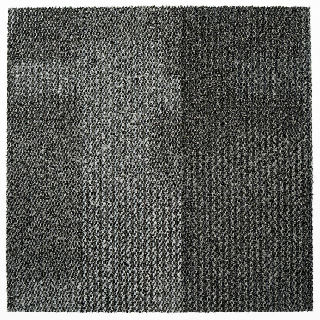 Teppichfliese Grau/Dunkelgrau Essential 50x50cm Florhöhe 3mm