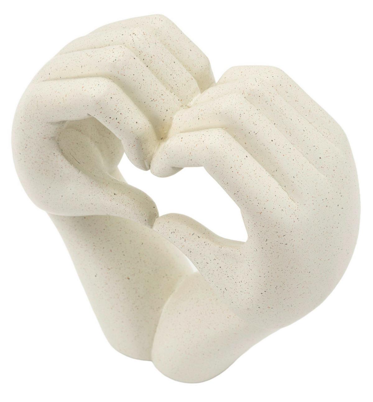 Skulptur Kunststoff, Cream - Basics, Kunststoff (16.5/20/7cm)