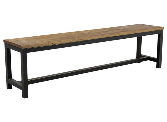 Sitzbank Vintage B: 170 cm Braun - Dunkelgrau/Braun, Trend, Holz/Metall (170/45/35cm) - Landscape Sitzbank Vintage B: 170 cm Braun - Dunkelgrau/Braun, Trend, Holz/Metall (170/45/35cm) - Landscape
