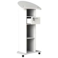 Stehpult Redola M B: 56 Cm Weiß - Weiß, MODERN, Holzwerkstoff (56/110/37cm) - MID.YOU