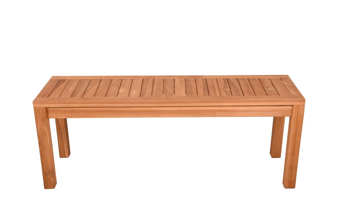 Gartenbank Biaro - Braun, Basics, Holz (35/46/120cm) - Gardenson