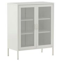 Sideboard Misha - Beige, Design, Metall (80/101,5/40cm) - Livetastic