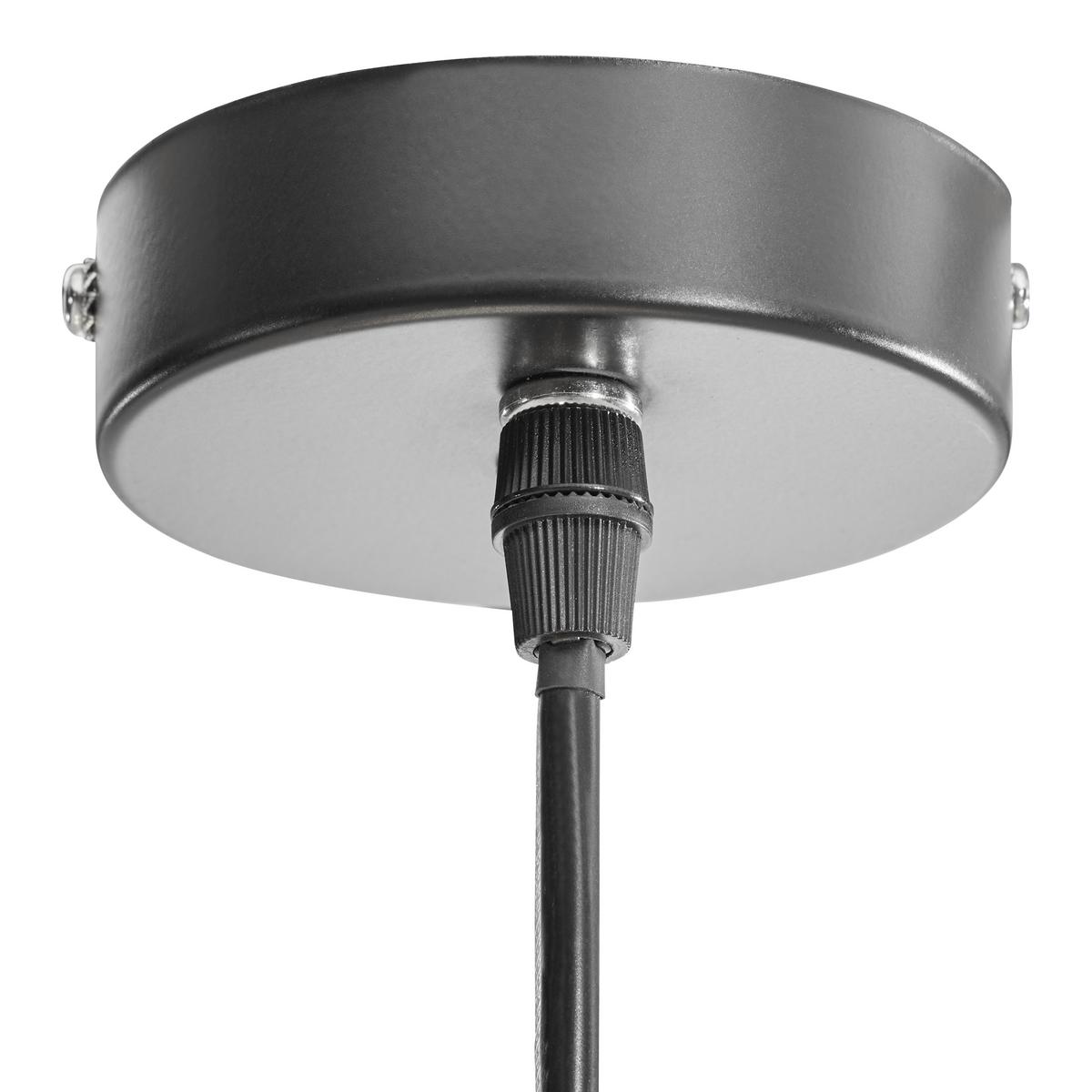 Závěsné svítidlo Spike max. 6 Watt - šedá, Moderní, kov/sklo (31,5/31,5/140cm) - Bessagi Home
