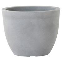 Pflanzentopf Grau D: 50 Cm - Grau, Basics, Kunststoff (50/38,5cm) - Siena Garden