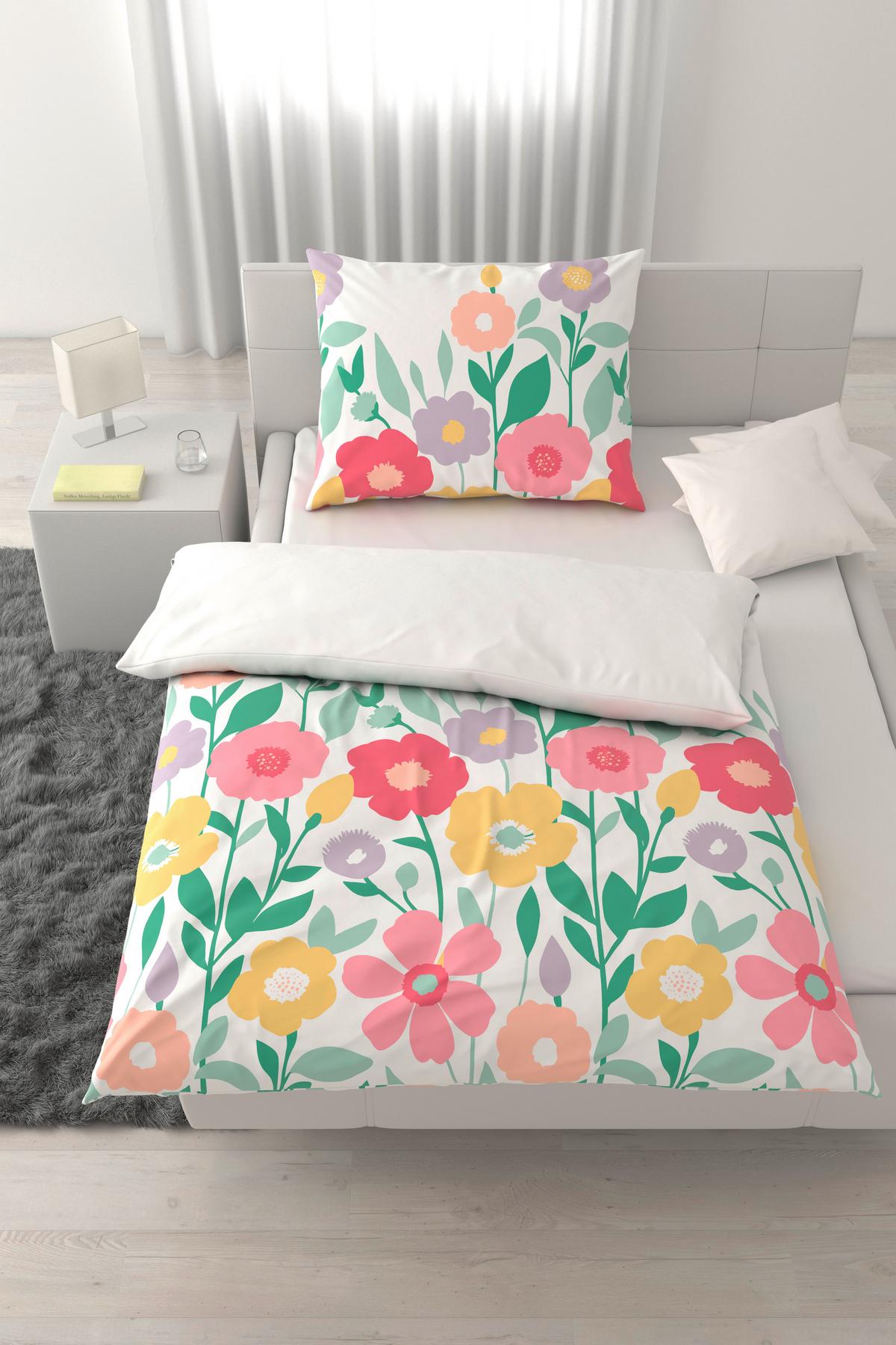 POSTEĽNÁ BIELIZEŇ HANNAH - viacfarebná, textil (140/200cm) - Mömax