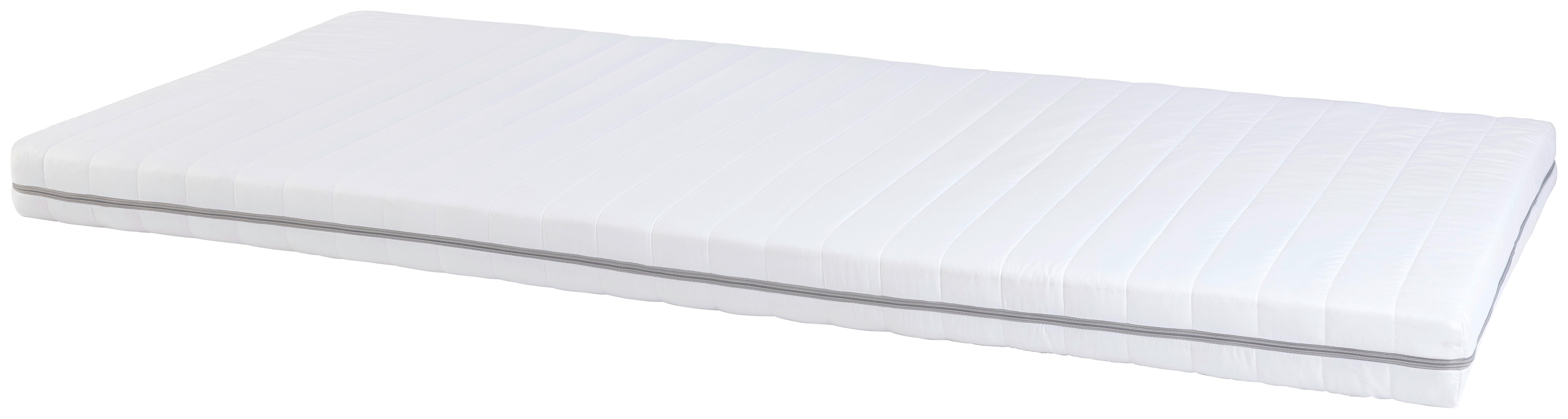 Rollmatratze Basic 90x200 cm H2 H: 12 cm - Weiß, Textil (90/200cm) - Primatex