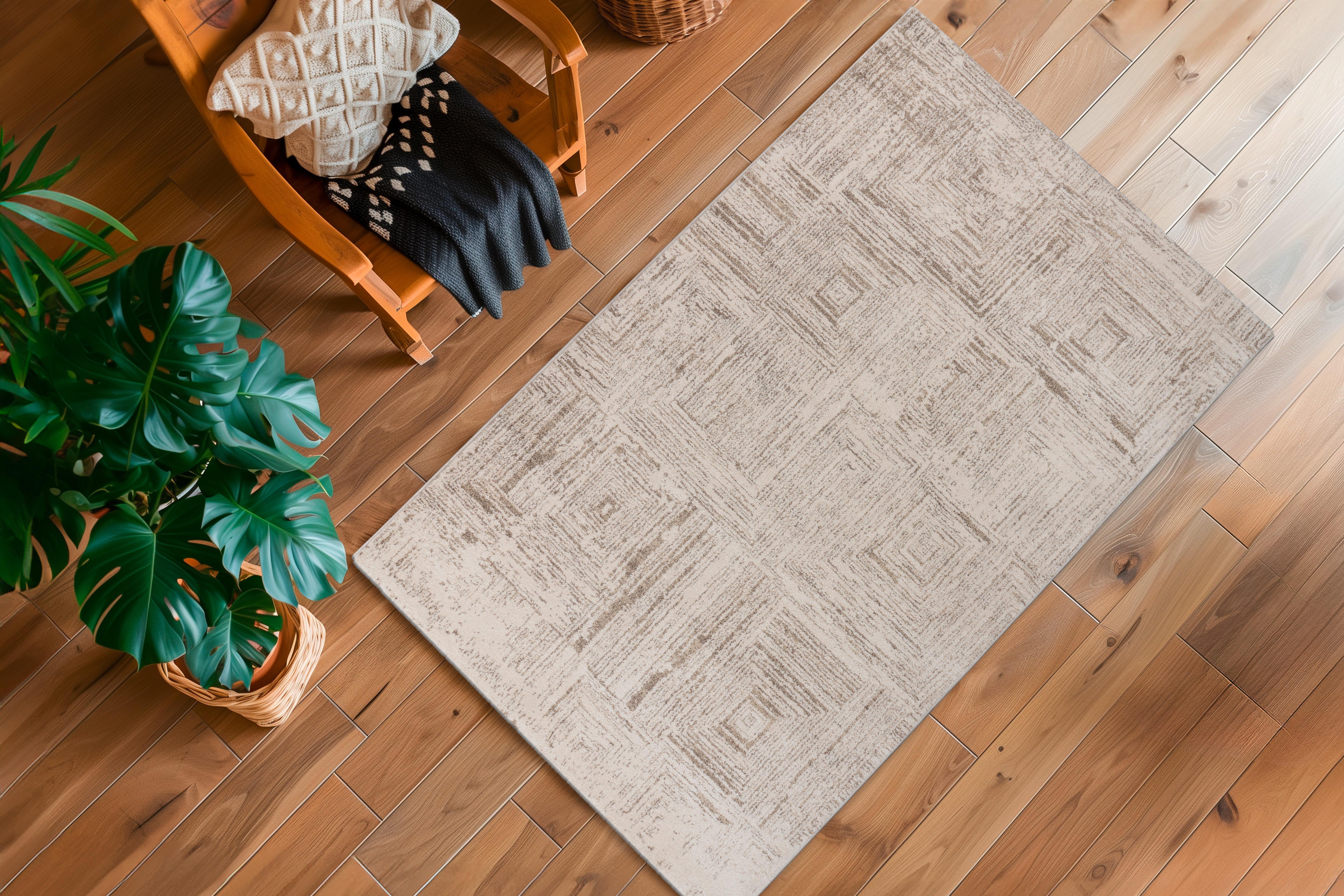 Flachwebteppich My Parma 512 Cream 120x170 - Creme, Basics, Textil (120/170cm) - Obsession