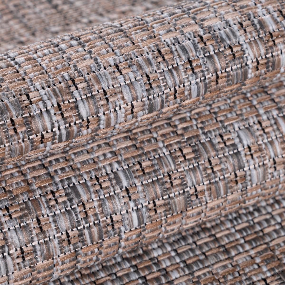 Outdoorteppich Zagora - Beige/Grau, Basics, Textil (140/200cm) - Novel