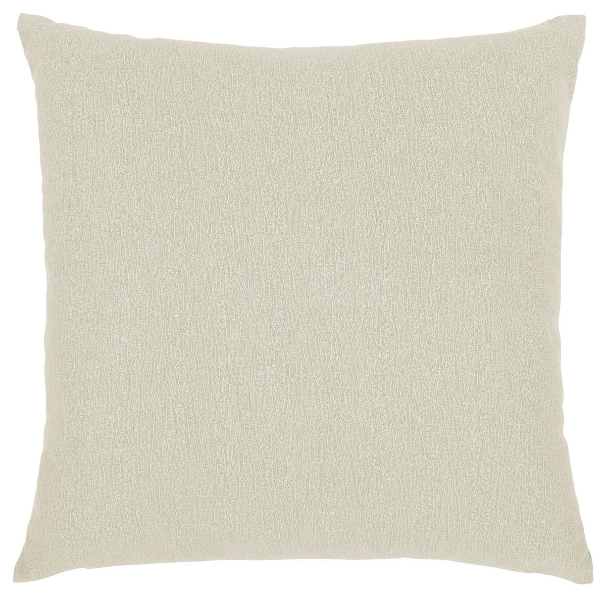 Kissenhülle Joesfina 45x45 Cm In 4 Farben Mit Reißverschluss - Anthrazit/Silberfarben, KONVENTIONELL, Textil (45/45cm)