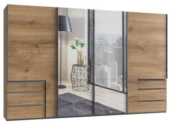 Schwebetürenschrank Level 36a B: 350cm Eiche - Eichefarben, Basics, Holzwerkstoff (350,00/216,00/65,00cm) Schwebetürenschrank Level 36a B: 350cm Eiche - Eichefarben, Basics, Holzwerkstoff (350,00/216,00/65,00cm)