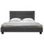 Posteľ Frederico 180x200cm - tmavosivá, Moderný, drevo/textil (215/189/112cm) - Bessagi Home Posteľ Frederico 180x200cm - tmavosivá, Moderný, drevo/textil (215/189/112cm) - Bessagi Home