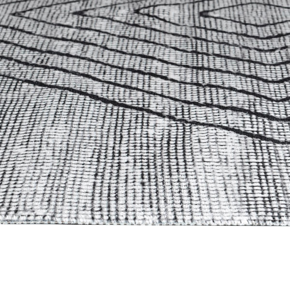 Webteppich Grau Fabius 160x230 Cm - Grau, Natur, Textil (160/230cm)