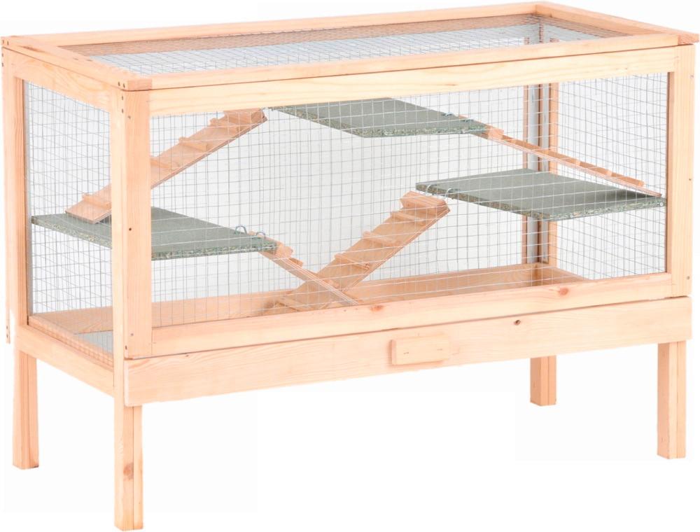 Tierhaus Joe L: 100 Cm Naturfarben - Naturfarben, KONVENTIONELL, Holz/Metall (100/70/50cm) - MID.YOU