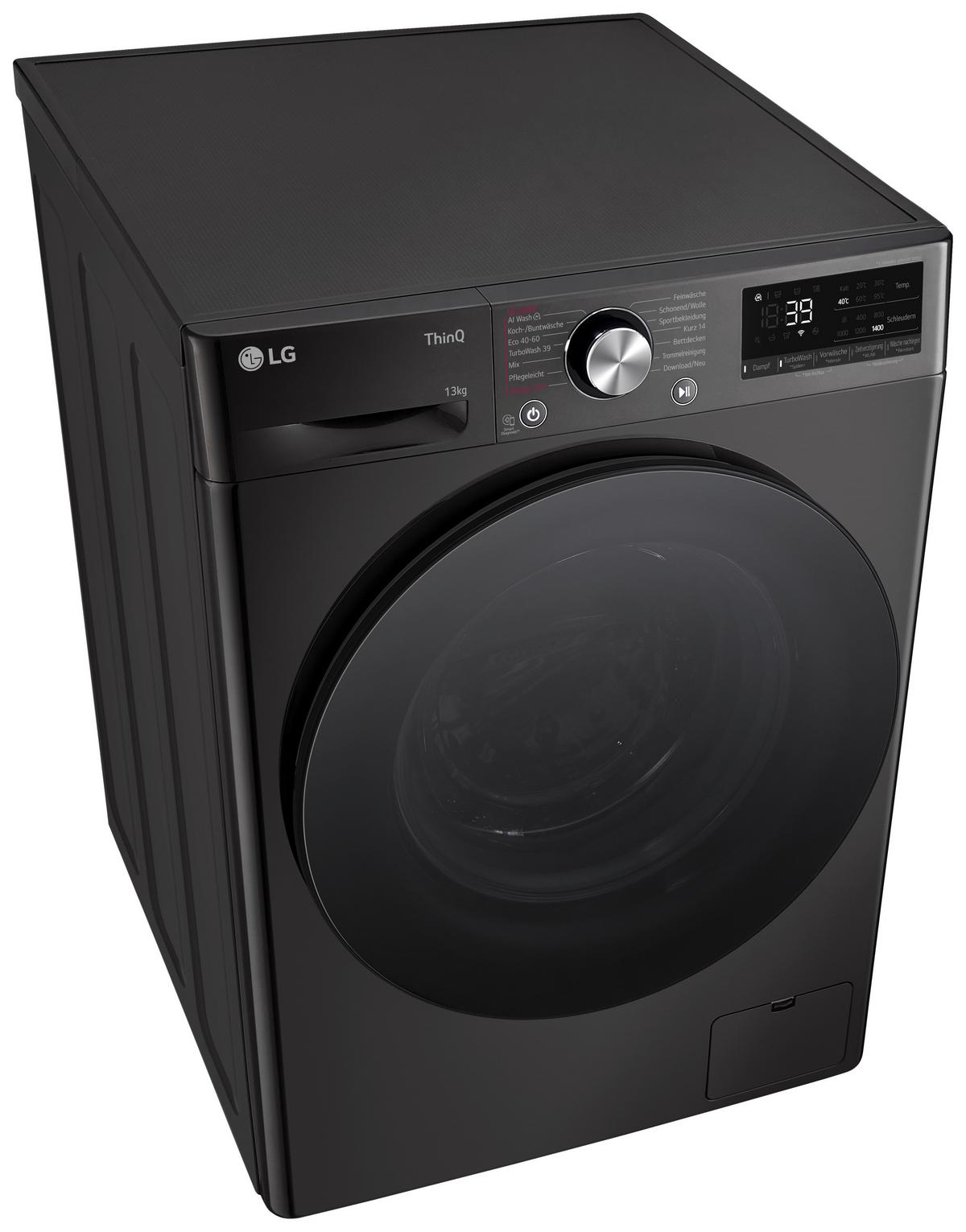 Waschmaschine F4wr703yb - Schwarz, Basics, Glas/Kunststoff (60/85/61,5cm) - LG