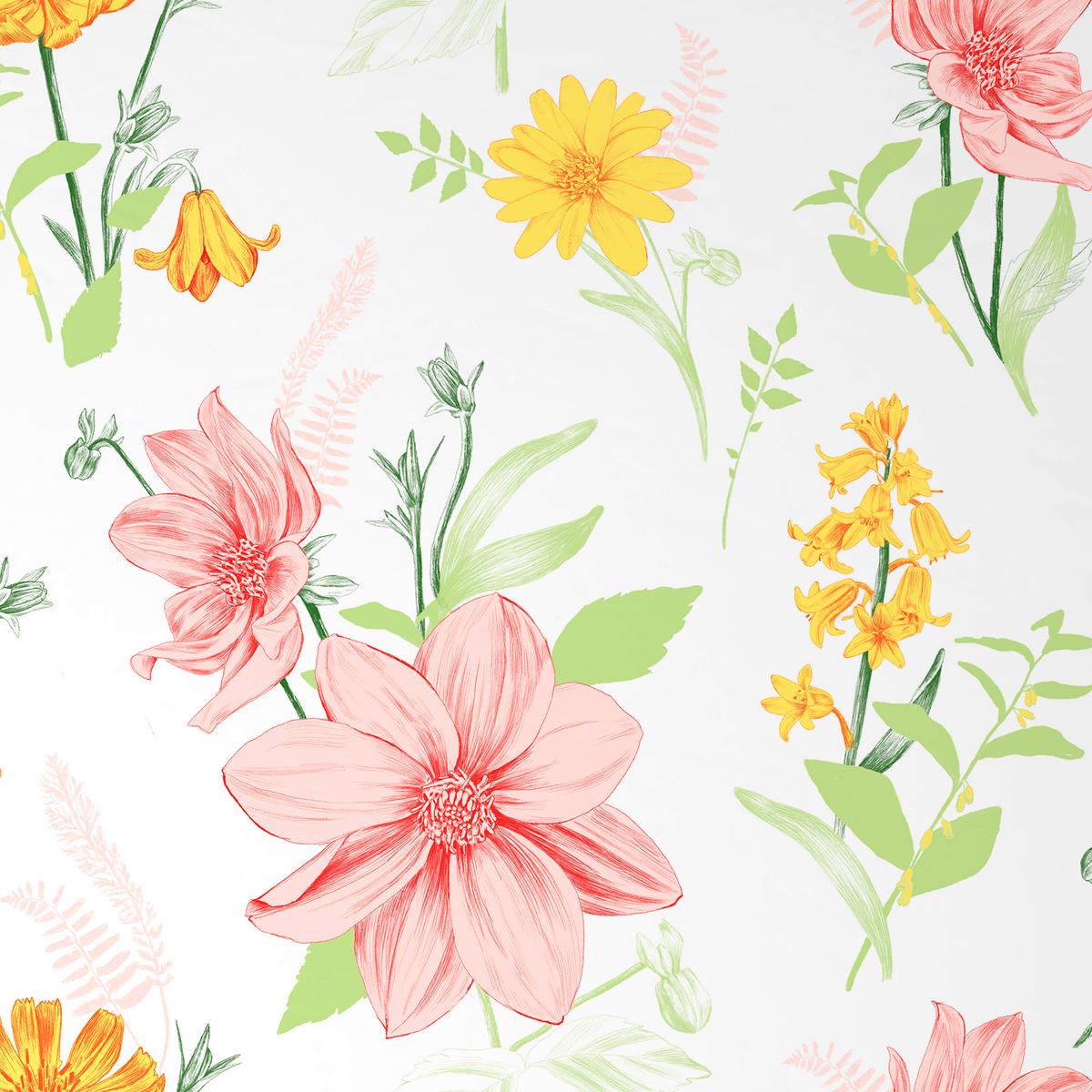 Bettwäsche Maila - Gelb/Rot, MODERN, Textil - Luca Bessoni