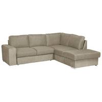 Ecksofa Eddi - Chromfarben/Cappuccino, KONVENTIONELL, Textil (248/213cm) - MID.YOU