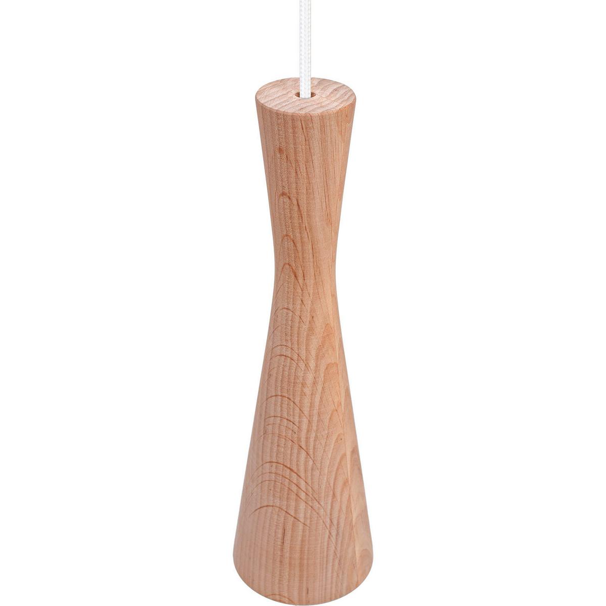 Hängeleuchte 8510152 Vegas - Erlefarben/Weiß, Natur, Holz (10/90-140cm)