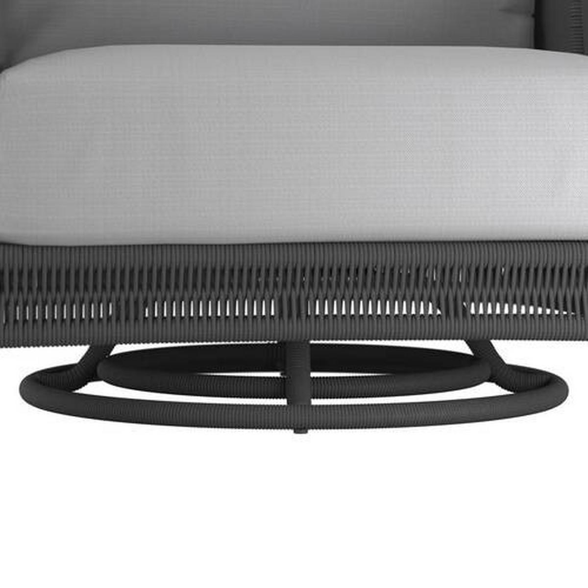 Záhradná sedacia súprava MALIA - farba akácie/svetlosivá, Modern, kov/drevo (146/60/72cm) - Bessagi Garden