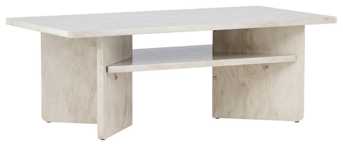 Couchtisch Ålesund - Beige, Design, Holzwerkstoff (120/60/42cm) - Livetastic