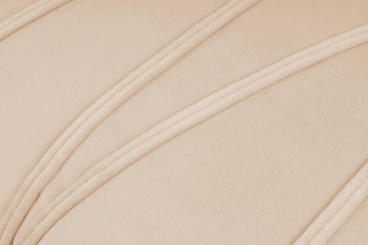 Zierkissen Paulina 30/45x50/45 Cm Polyester Champagner + Zipp - Champagner, KONVENTIONELL, Textil (30x45/50x45cm)