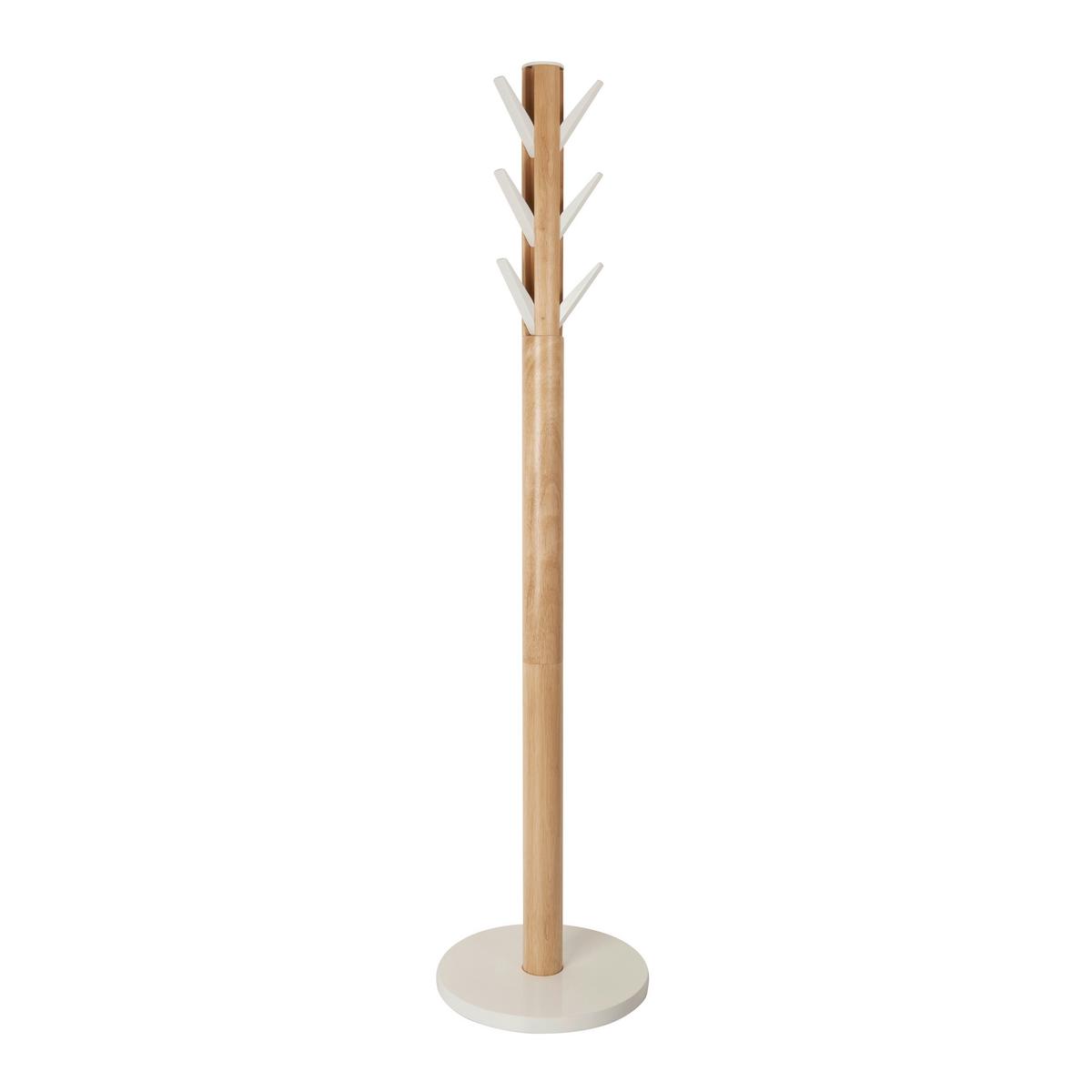 VEŠIAK NA ODEVY CABIT - biela/prírodná farba, Basics, drevo (40/168/40cm) - Umbra