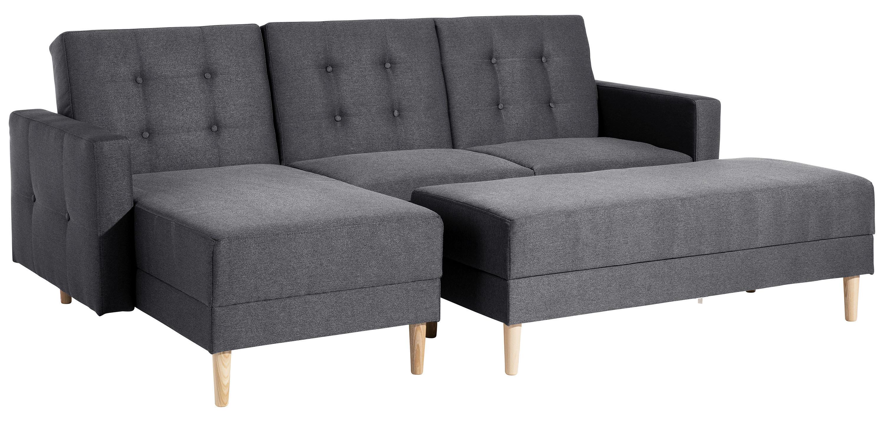 Ecksofa Mit Schlaffunktion Easy Relax Graphitfarben