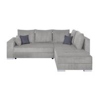 Univerzální sedačka LARS, šedohnědý / tmavě šedý manš. - černá/tmavě šedá, Design, kompozitní dřevo/textil (260/218cm) - P & B
