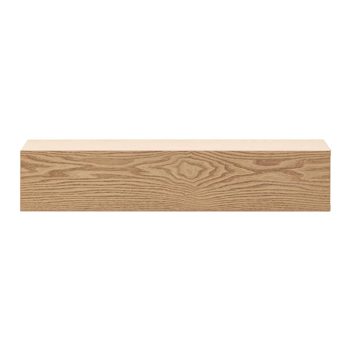 NÁSTĚNNÁ KONZOLA NOAH -TREND- - přírodní barvy, Moderní, kompozitní dřevo (60/12/22cm) - Mömax